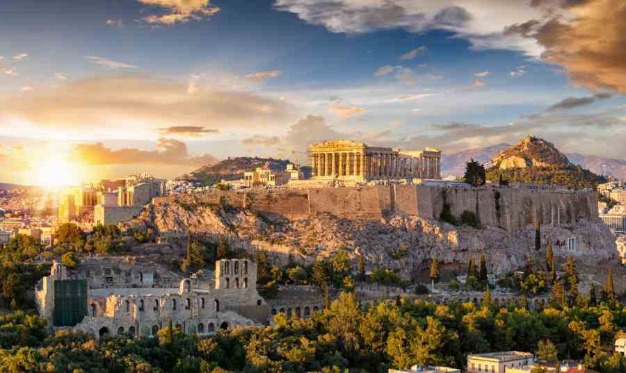 Athens, Greece, Costa Venezia itinerary 
